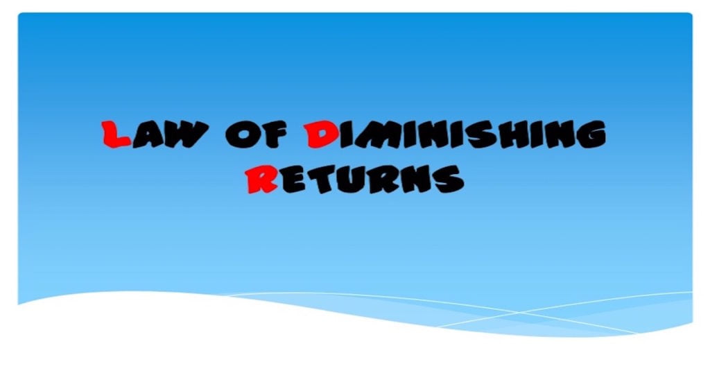 Diminishing Return by Joseph D. Newcomer